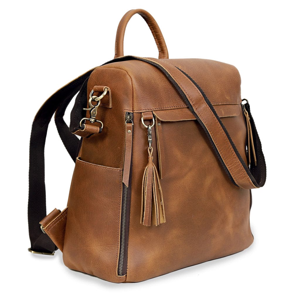 Olivia Handcrafted Leather Backpack