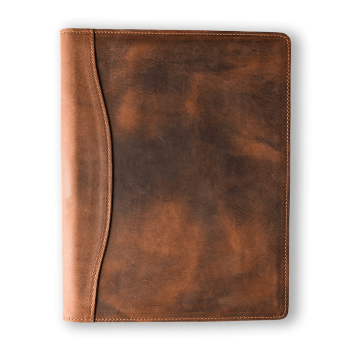 Executive Handcrafted Leather Portfolio