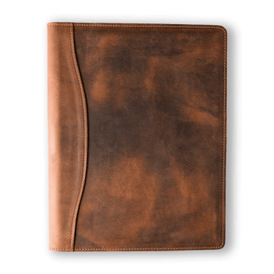 Executive Handcrafted Leather Portfolio