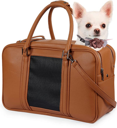 Luxe Leather Pet Carrier