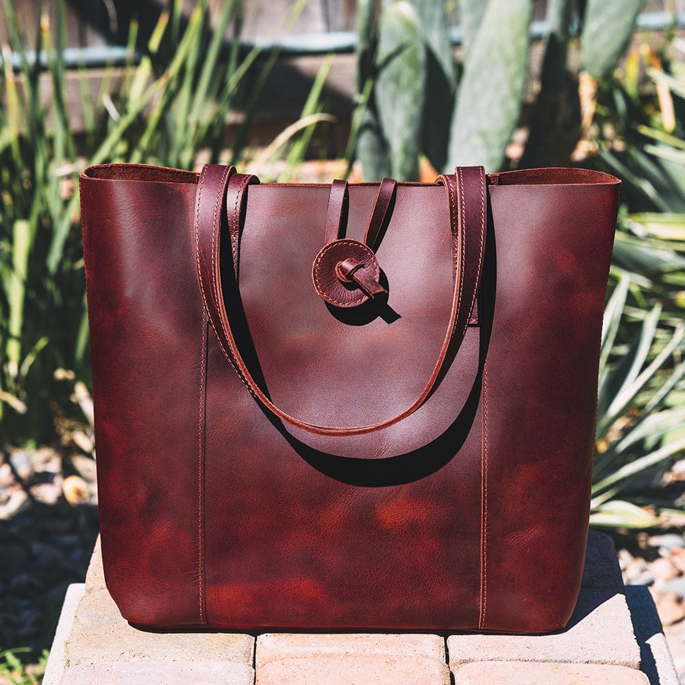 Savannah Leather Tote Bag
