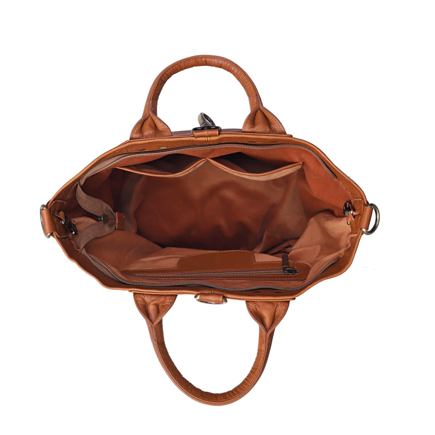 Zoey Handmade Leather Bucket Bag