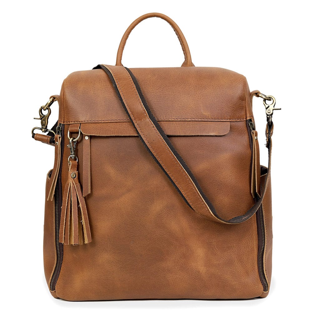Olivia Handcrafted Leather Backpack
