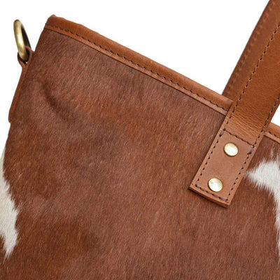 Claire Cowhide Hair Zip Tote + FREE MATCHING WALLET