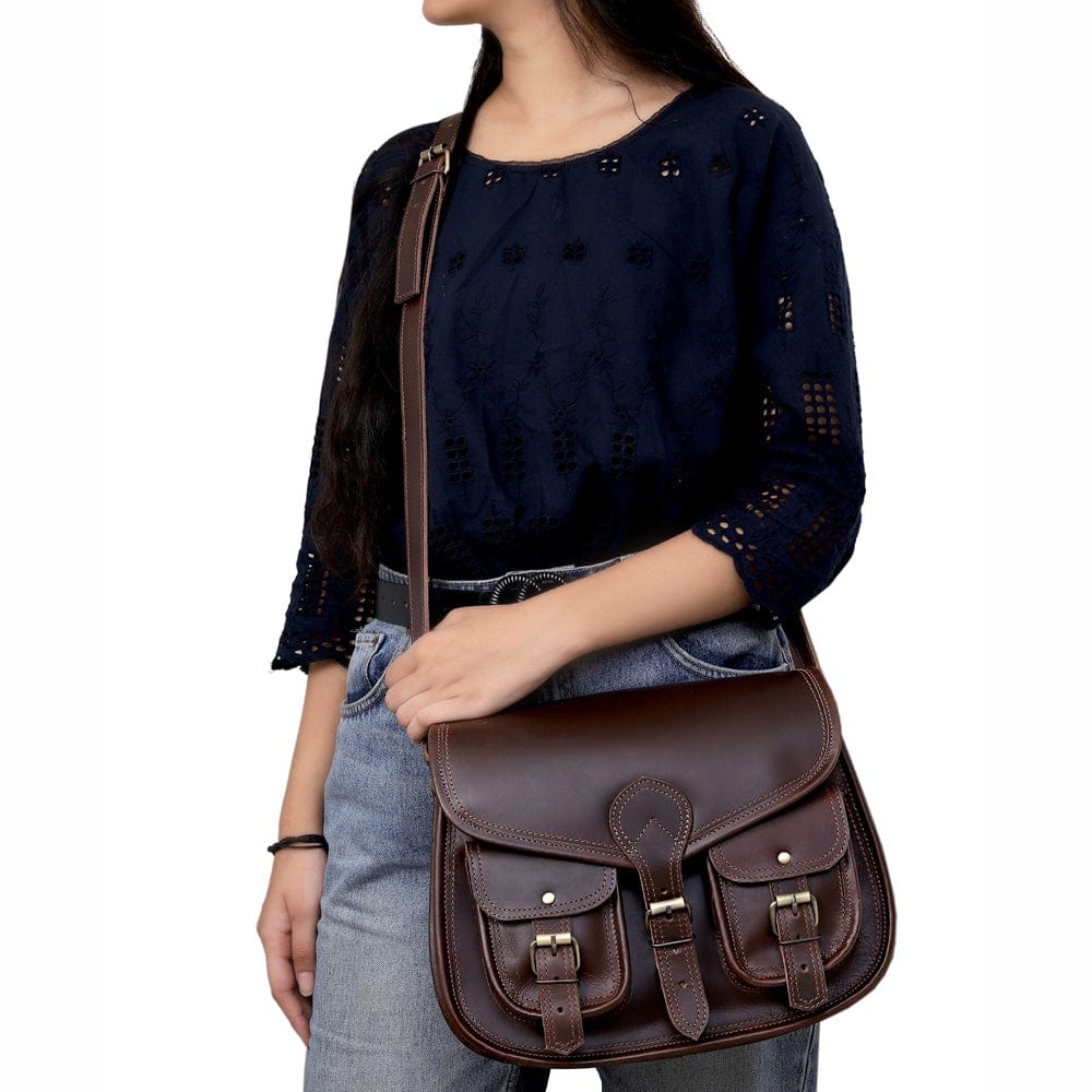 Caroline Full Grain Leather Saddlebag (BOGO SALE)