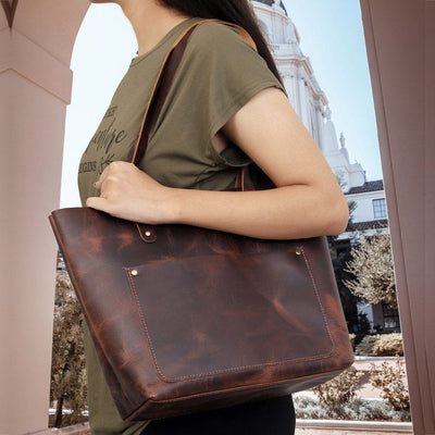 Callie Handcrafted Leather Tote