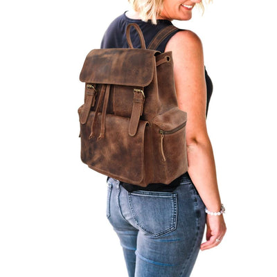 Deana Handcrafted Leather Backpack