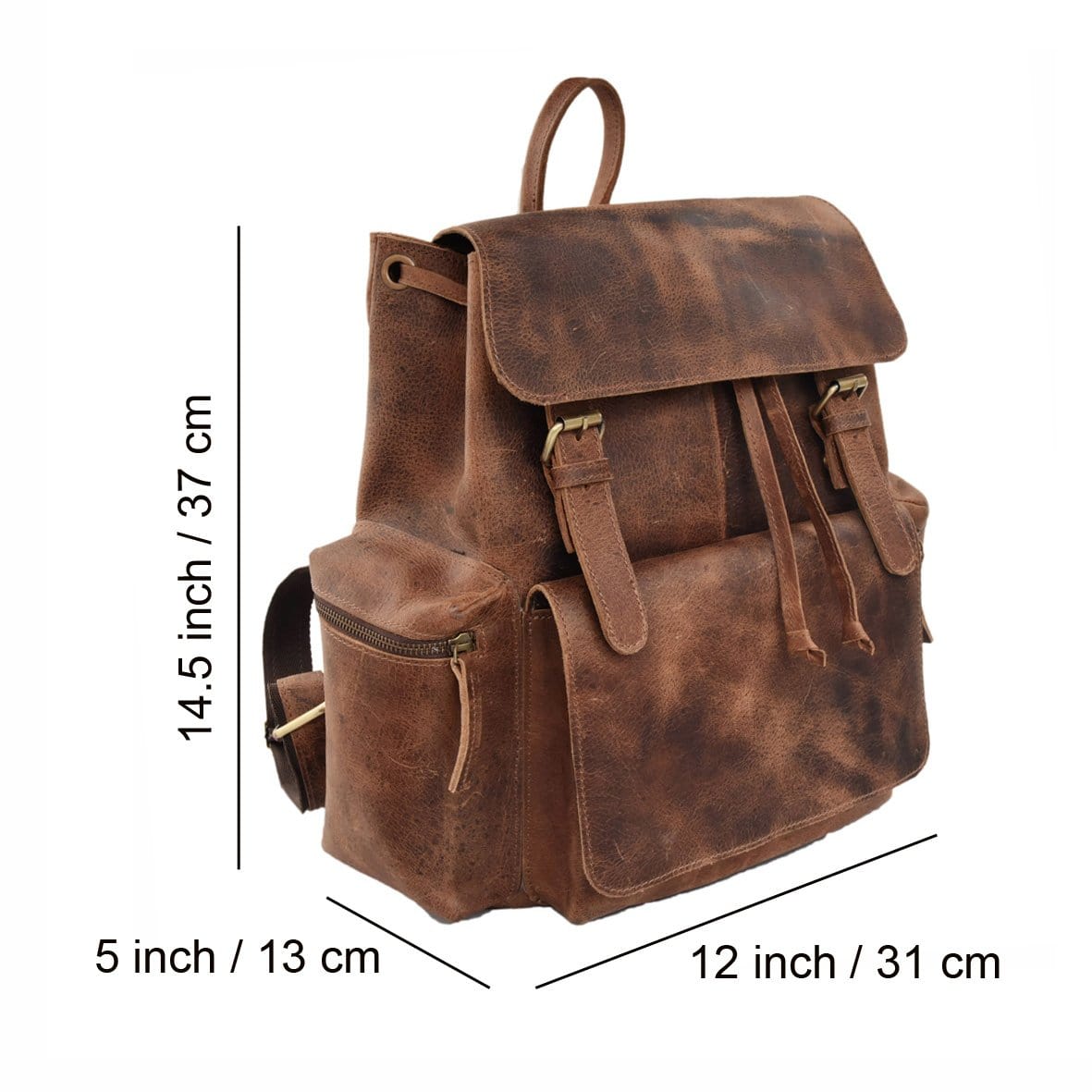 Deana Handcrafted Leather Backpack – Montana Hudson