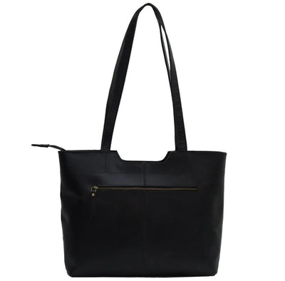 Lydia Leather Zip Tote
