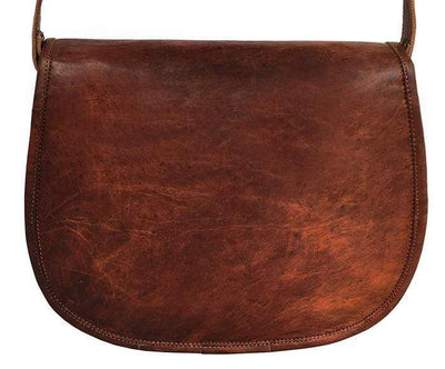 Caroline Full Grain Leather Saddlebag + FREE Matching Wallet
