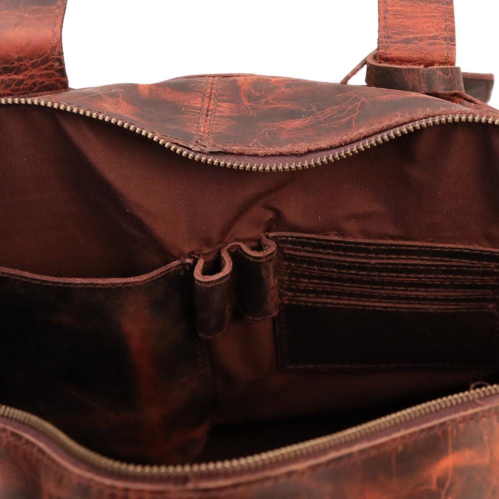 Jordan Handcrafted Leather Duffel – Montana Hudson