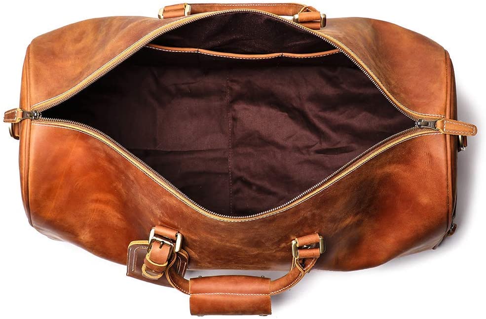 Monaco Leather Duffel – Montana Hudson