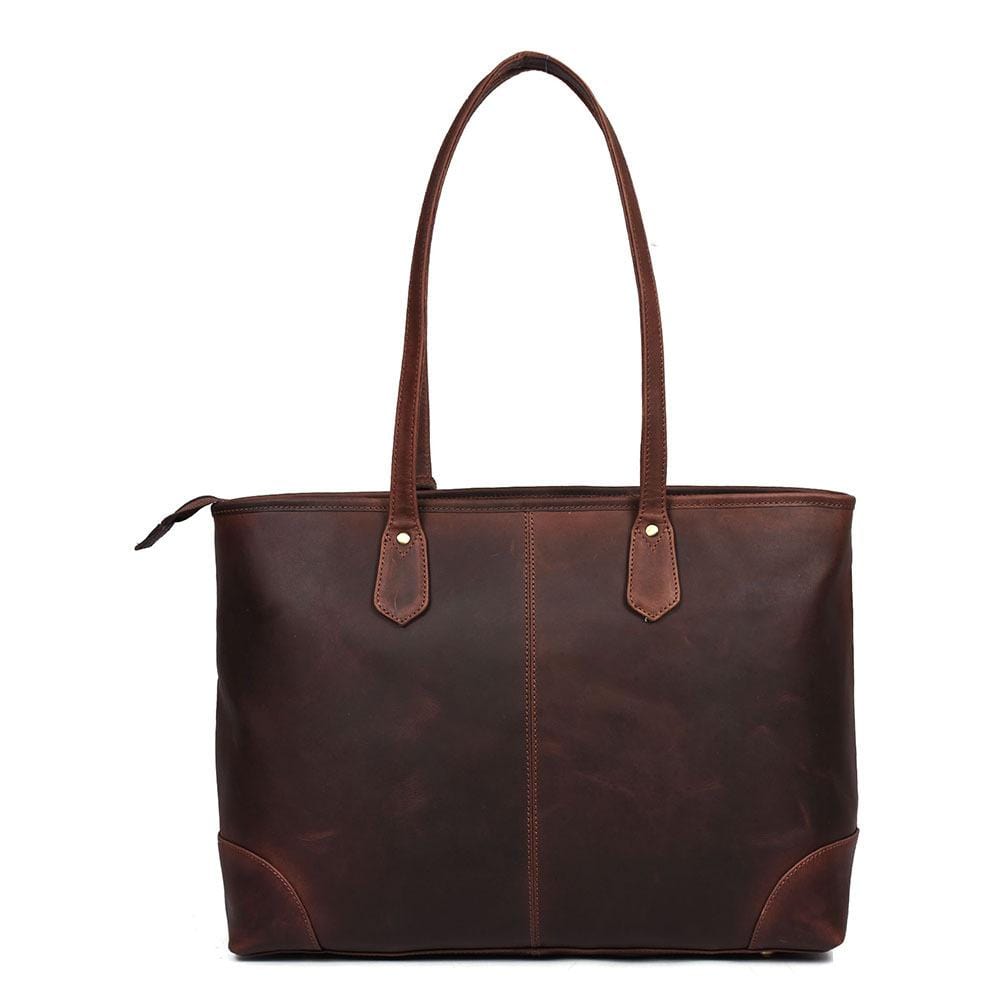 Lucy Leather Zip Tote with Wallet