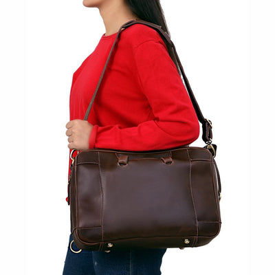 Donovan Handcrafted Leather Messenger/Backpack