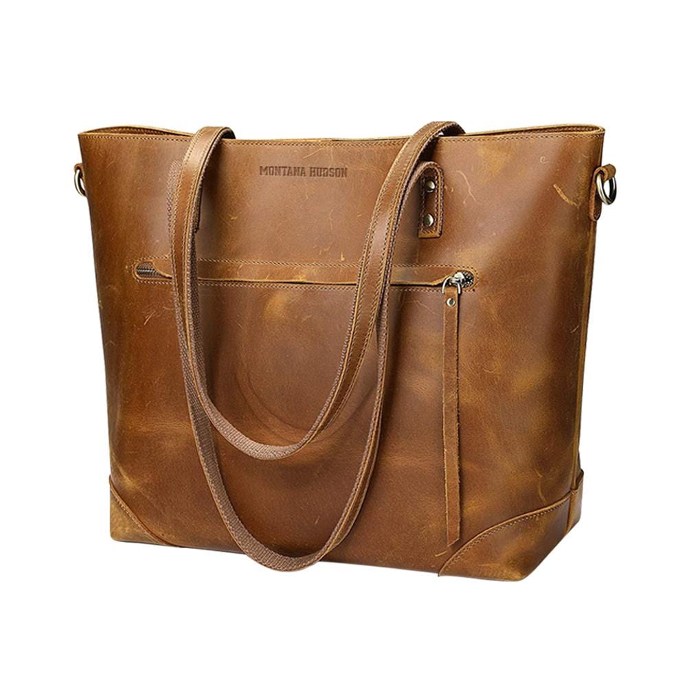 Montana Hudson Leather Laptop on sale tote